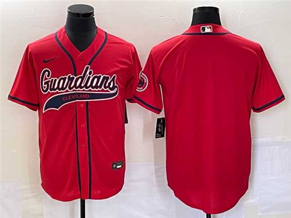 Men's Cleveland Guardians Blank Red With Patch Cool Base Stitched Baseball Jersey,We sell and wholesale Men's Cleveland Guardians Blank Red With Patch Cool Base Stitched Baseball Jersey on line form chian!